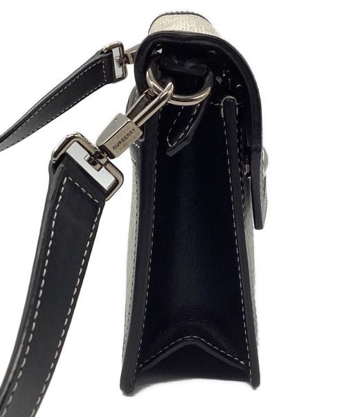 BURBERRY（バーバリー）BURBERRY (バーバリー) ショルダーバッグ ホースフェリー ブラック×カーキの古着・服飾アイテム