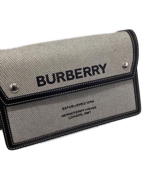 BURBERRY（バーバリー）BURBERRY (バーバリー) ショルダーバッグ ホースフェリー ブラック×カーキの古着・服飾アイテム