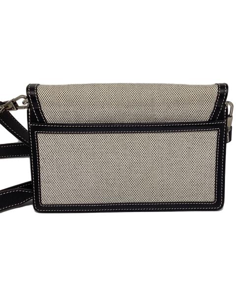 BURBERRY（バーバリー）BURBERRY (バーバリー) ショルダーバッグ ホースフェリー ブラック×カーキの古着・服飾アイテム