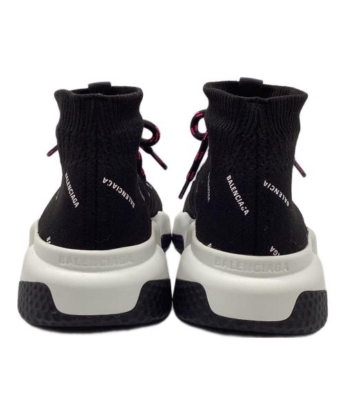BALENCIAGA（バレンシアガ）BALENCIAGA (バレンシアガ) SPEED LACE UP ALL OVER PRIN(スピード レースアップオールオーバープリント ) ブラック サイズ:24㎝の古着・服飾アイテム