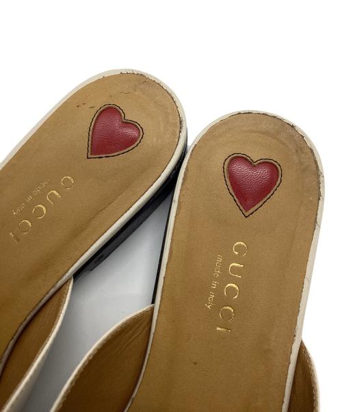 GUCCI（グッチ）GUCCI (グッチ) レザーパンプス カーキ サイズ:36の古着・服飾アイテム