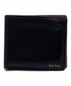 PAUL SMITHポールスミス）の古着「3つ折り財布」｜ブラック
