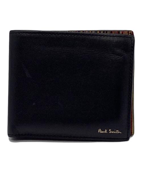 PAUL SMITH（ポールスミス）PAUL SMITH (ポールスミス) 3つ折り財布 ブラックの古着・服飾アイテム