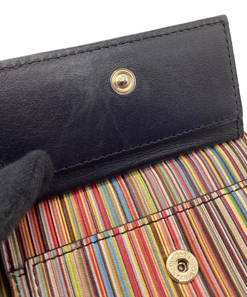 PAUL SMITH（ポールスミス）PAUL SMITH (ポールスミス) 3つ折り財布 ブラックの古着・服飾アイテム