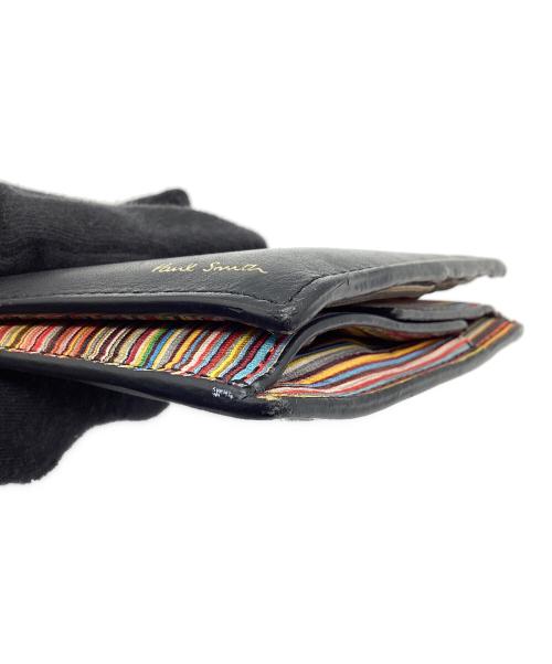 PAUL SMITH（ポールスミス）PAUL SMITH (ポールスミス) 3つ折り財布 ブラックの古着・服飾アイテム