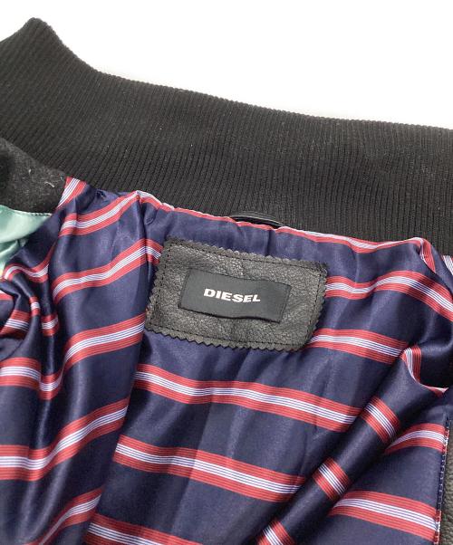 DIESEL（ディーゼル）DIESEL (ディーゼル) スタジャン ブラック サイズ:Mの古着・服飾アイテム