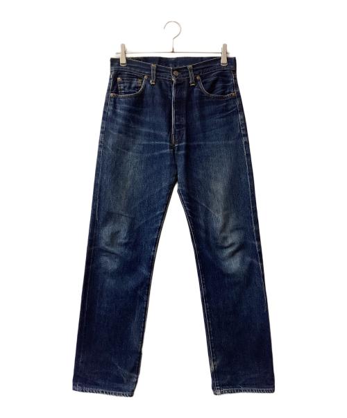 LEVI'S（リーバイス）LEVI'S (リーバイス) LEVI'S 90’ｓ USA製 BIGE バレンシア工場 ボタン裏555 ネイビー サイズ:W30　L36の古着・服飾アイテム