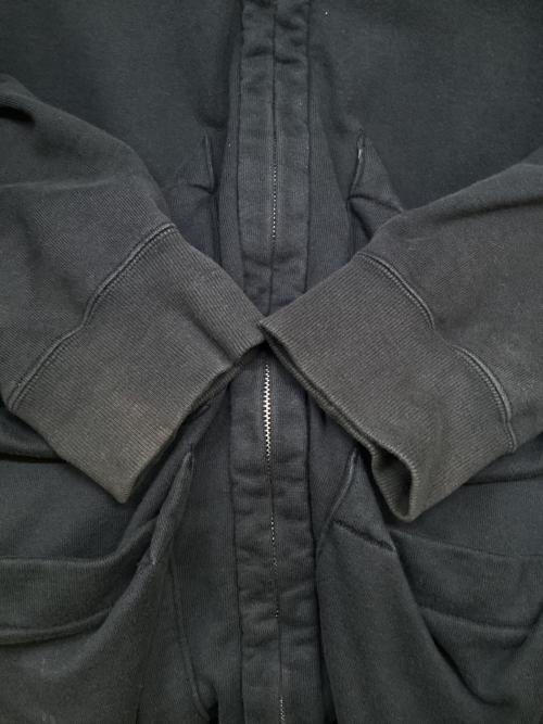 n(n) by NUMBER (N)INE（エヌエヌバイナンバーナイン）n(n) by NUMBER (N)INE (エヌエヌバイナンバーナイン) ジップパーカー ブラック サイズ:2の古着・服飾アイテム