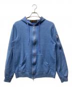 UNDERCOVERアンダーカバー）の古着「ジップパーカー」｜ブルー