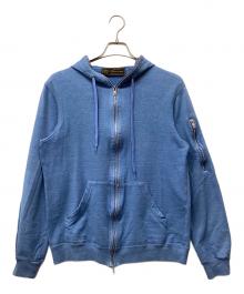 UNDERCOVER（アンダーカバー）の古着「ジップパーカー」｜ブルー