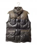 NUMBER (N)INEナンバーナイン）の古着「NUMBER (N)INE ダウンベスト」｜ブラウン×ブラック