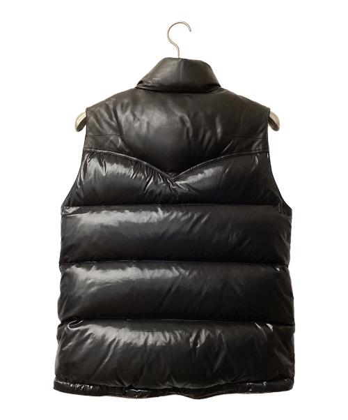 NUMBER (N)INE（ナンバーナイン）NUMBER (N)INE (ナンバーナイン) NUMBER (N)INE ダウンベスト ブラウン×ブラック サイズ:2の古着・服飾アイテム