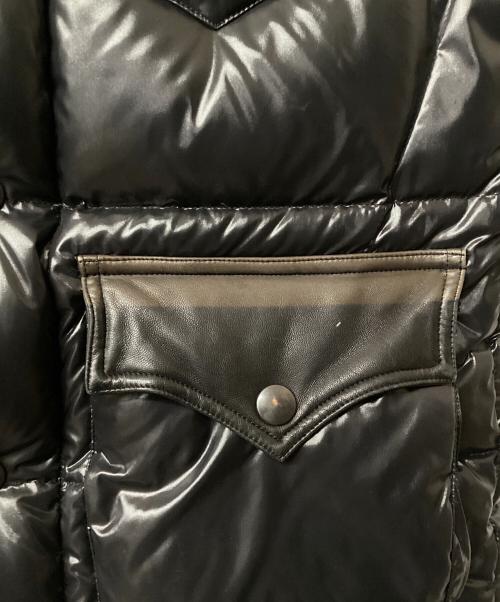 NUMBER (N)INE（ナンバーナイン）NUMBER (N)INE (ナンバーナイン) NUMBER (N)INE ダウンベスト ブラウン×ブラック サイズ:2の古着・服飾アイテム