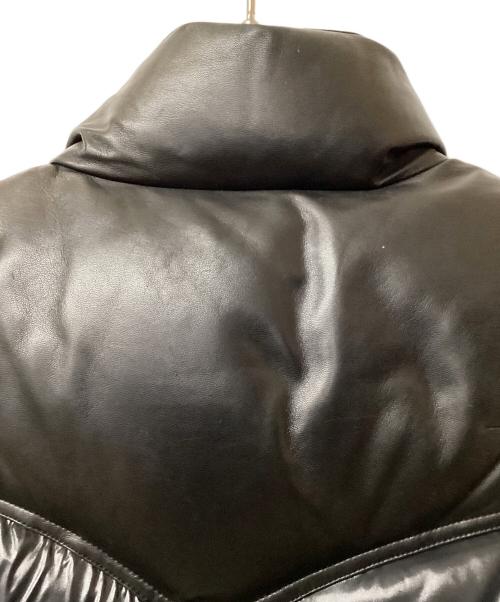 NUMBER (N)INE（ナンバーナイン）NUMBER (N)INE (ナンバーナイン) NUMBER (N)INE ダウンベスト ブラウン×ブラック サイズ:2の古着・服飾アイテム