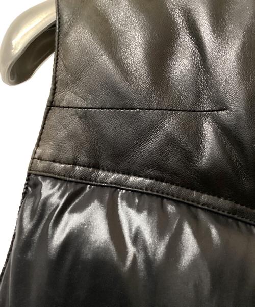 NUMBER (N)INE（ナンバーナイン）NUMBER (N)INE (ナンバーナイン) NUMBER (N)INE ダウンベスト ブラウン×ブラック サイズ:2の古着・服飾アイテム