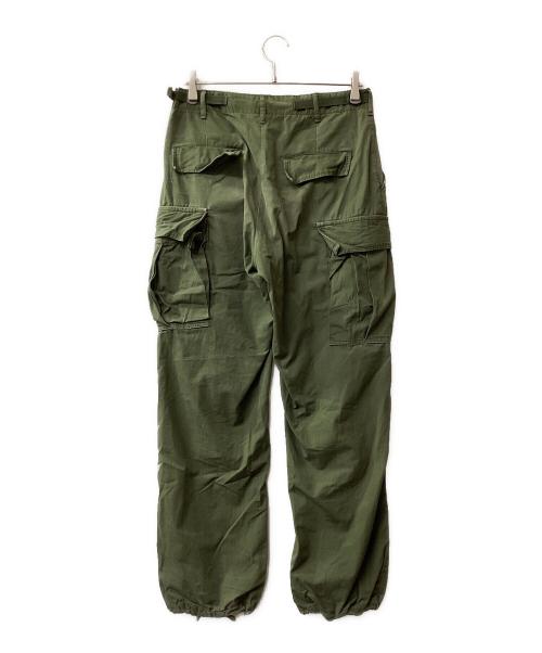 -（-）- (-) ミリタリーカーゴパンツ カーキ サイズ:27-31の古着・服飾アイテム