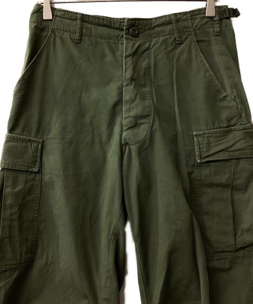 -（-）- (-) ミリタリーカーゴパンツ カーキ サイズ:27-31の古着・服飾アイテム