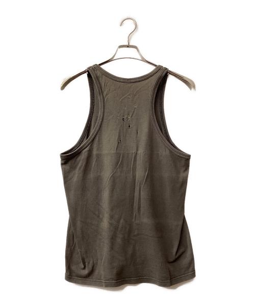 NUMBER (N)INE（ナンバーナイン）NUMBER (N)INE (ナンバーナイン) タンクトップ 穴あきスカル ブラウン サイズ:3の古着・服飾アイテム
