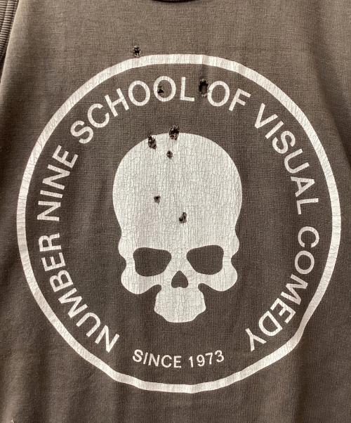 NUMBER (N)INE（ナンバーナイン）NUMBER (N)INE (ナンバーナイン) タンクトップ 穴あきスカル ブラウン サイズ:3の古着・服飾アイテム