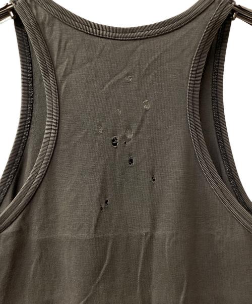 NUMBER (N)INE（ナンバーナイン）NUMBER (N)INE (ナンバーナイン) タンクトップ 穴あきスカル ブラウン サイズ:3の古着・服飾アイテム