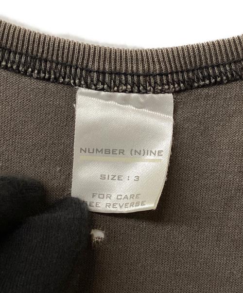 NUMBER (N)INE（ナンバーナイン）NUMBER (N)INE (ナンバーナイン) タンクトップ 穴あきスカル ブラウン サイズ:3の古着・服飾アイテム
