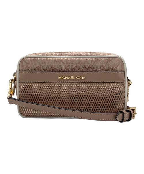 MICHAEL KORS（マイケルコース）MICHAEL KORS (マイケルコース) ショルダーバッグ ピンクの古着・服飾アイテム