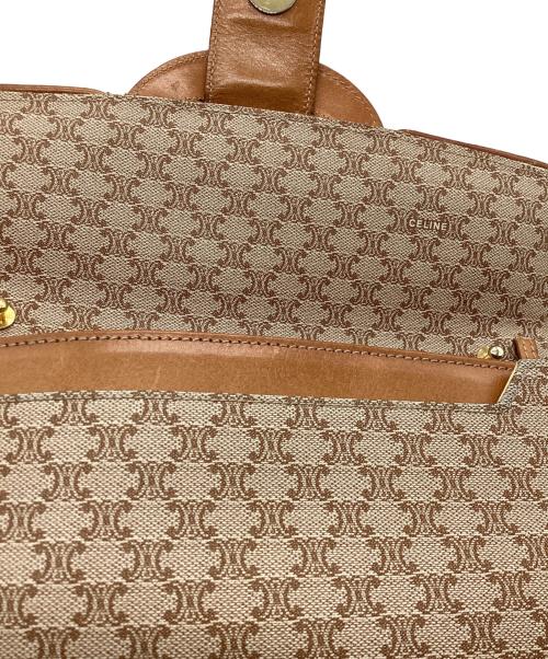 CELINE（セリーヌ）CELINE (セリーヌ) ショルダーバッグ マカダム柄 ベージュの古着・服飾アイテム