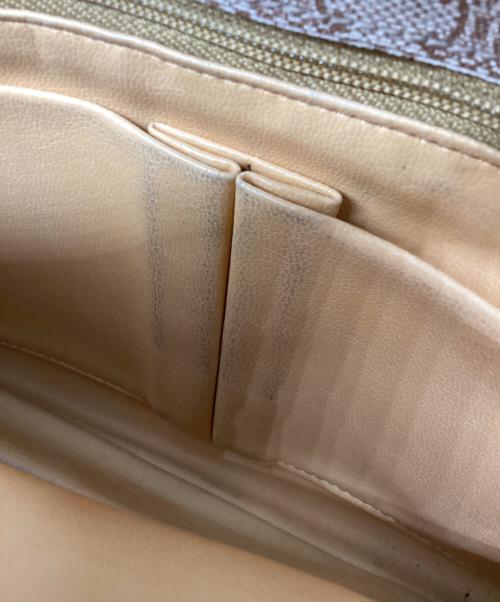 CELINE（セリーヌ）CELINE (セリーヌ) ショルダーバッグ マカダム柄 ベージュの古着・服飾アイテム