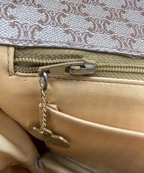CELINE（セリーヌ）CELINE (セリーヌ) ショルダーバッグ マカダム柄 ベージュの古着・服飾アイテム