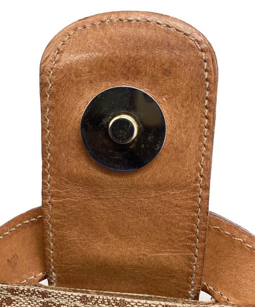 CELINE（セリーヌ）CELINE (セリーヌ) ショルダーバッグ マカダム柄 ベージュの古着・服飾アイテム