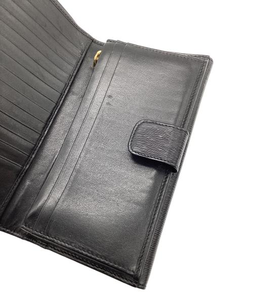 PRADA（プラダ）PRADA (プラダ) 長財布 サフィアーノ ブラックの古着・服飾アイテム