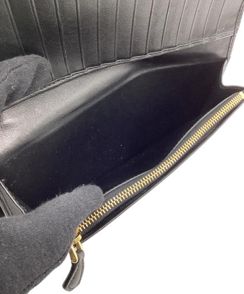 PRADA（プラダ）PRADA (プラダ) 長財布 サフィアーノ ブラックの古着・服飾アイテム