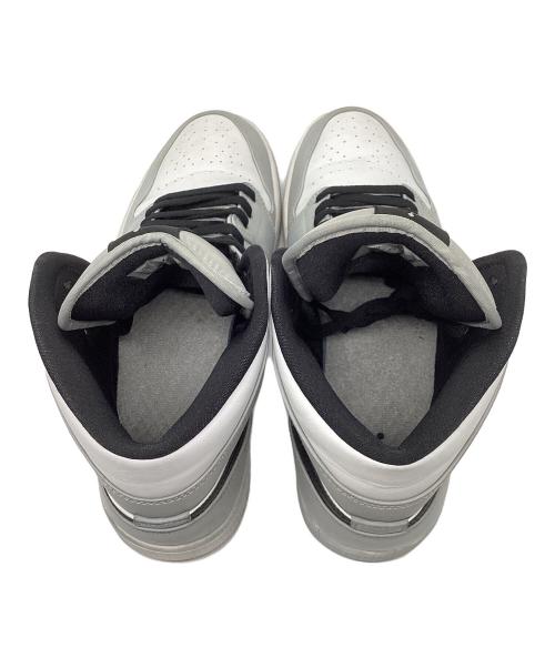 NIKE（ナイキ）NIKE (ナイキ) NIKE AIR JORDAN1mid  ホワイト×グレー サイズ:US11の古着・服飾アイテム