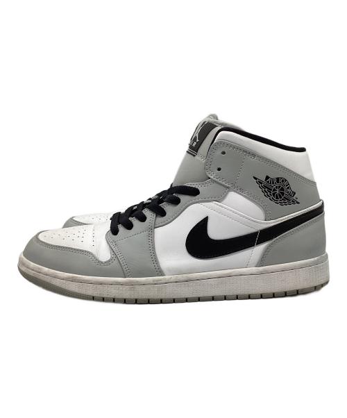 NIKE（ナイキ）NIKE (ナイキ) NIKE AIR JORDAN1mid  ホワイト×グレー サイズ:US11の古着・服飾アイテム