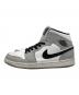 NIKE (ナイキ) NIKE AIR JORDAN1mid  ホワイト×グレー サイズ:US11：12000円