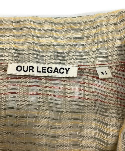 OUR LEGACY（アワーレガシー）OUR LEGACY (アワーレガシー) ショートスリーブスクエアシャツ ベージュ サイズ:34の古着・服飾アイテム
