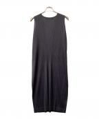 PLEATS PLEASEプリーツプリーズ）の古着「ノースリーブワンピース」｜ネイビー