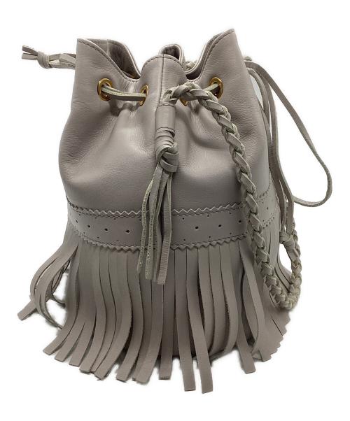 J&M DAVIDSON（ジェイ＆エム デヴィッドソン）J&M DAVIDSON (ジェイ＆エム デヴィッドソン) カーニバルバッグ グレーの古着・服飾アイテム