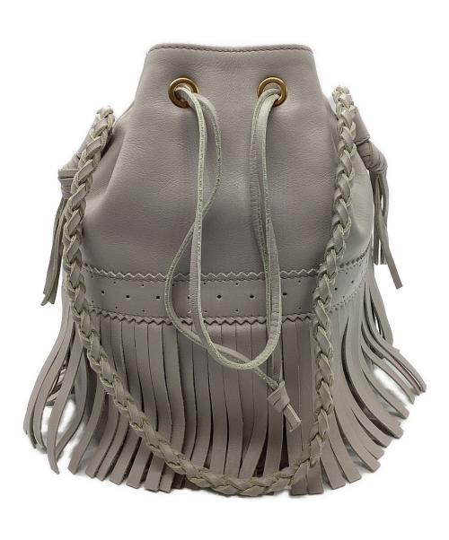 J&M DAVIDSON（ジェイ＆エム デヴィッドソン）J&M DAVIDSON (ジェイ＆エム デヴィッドソン) カーニバルバッグ グレーの古着・服飾アイテム