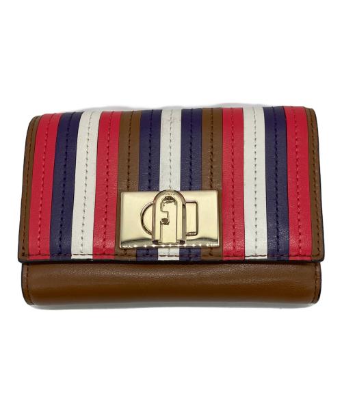 FURLA（フルラ）FURLA (フルラ) 3つ折り財布 ブラウンの古着・服飾アイテム