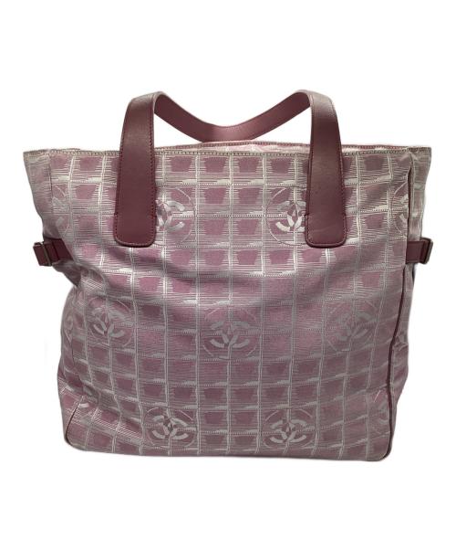 CHANEL（シャネル）CHANEL (シャネル) トートバッグ ニュートラベルライン ピンクの古着・服飾アイテム