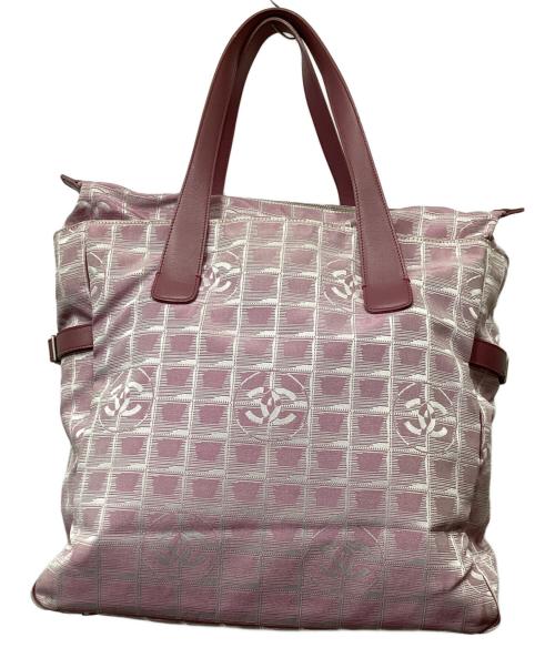 CHANEL（シャネル）CHANEL (シャネル) トートバッグ ニュートラベルライン ピンクの古着・服飾アイテム