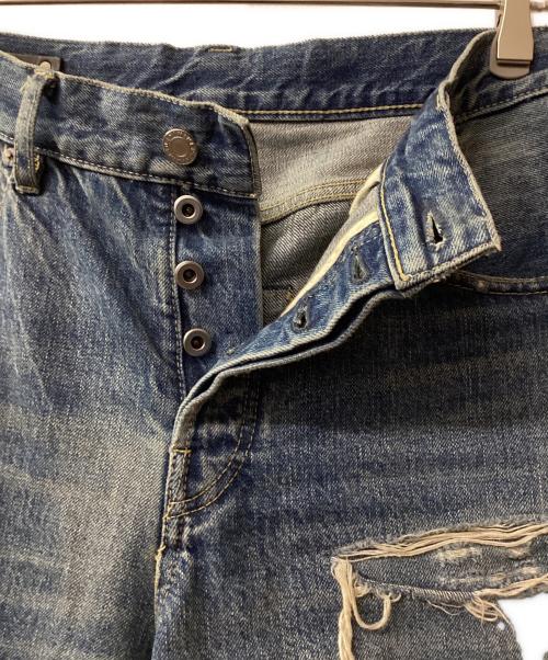 MINEDENIM（マインデニム）MINEDENIM (マインデニム) MINEDENIMダメージデニムパンツ インディゴ サイズ:7の古着・服飾アイテム