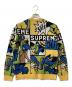 SUPREME (シュプリーム) 厚手ニット イエロー×ブラック×ブルー サイズ:S：12000円
