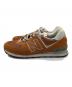 NEW BALANCE (ニューバランス) ローカットスニーカー ブラウン サイズ:28㎝：7000円
