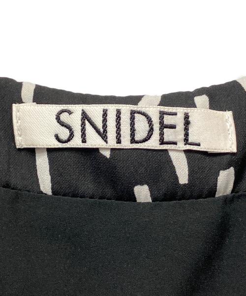 Snidel（スナイデル）Snidel (スナイデル) 半袖ワンピース ブラックの古着・服飾アイテム