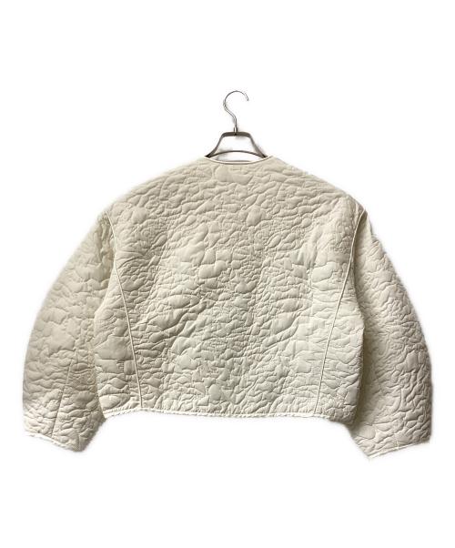 Adam et Rope（アダム エ ロペ）Adam et Rope (アダム エ ロペ) キルティングジャケット アイボリー サイズ:Freeの古着・服飾アイテム