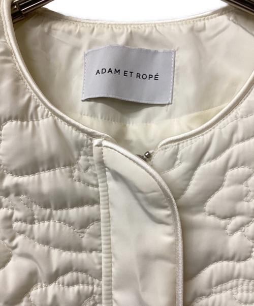 Adam et Rope（アダム エ ロペ）Adam et Rope (アダム エ ロペ) キルティングジャケット アイボリー サイズ:Freeの古着・服飾アイテム
