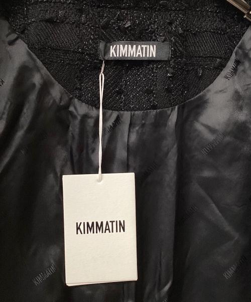 KIMMATIN（キムマーティン）KIMMATIN (キムマーティン) ツイードジャケット ブラック サイズ:Freeの古着・服飾アイテム