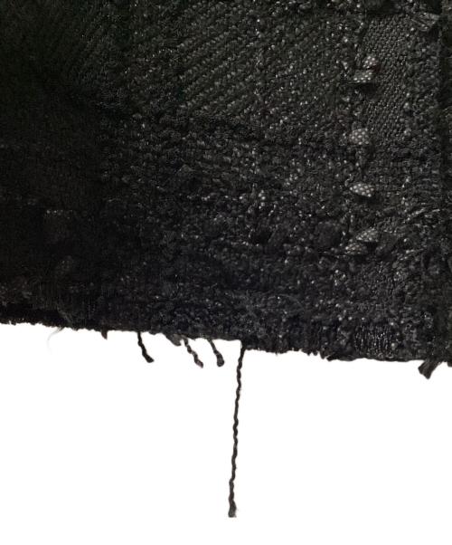 KIMMATIN（キムマーティン）KIMMATIN (キムマーティン) ツイードジャケット ブラック サイズ:Freeの古着・服飾アイテム